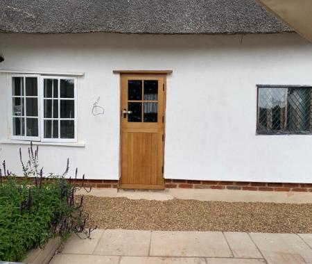 Stanningfield completed external lime render